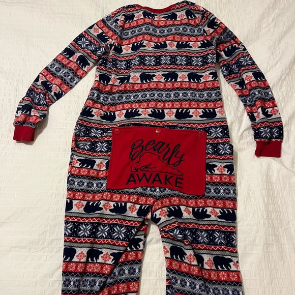 Women’s Fleece Christmas Onesie Pajamas - Picture 3 of 3